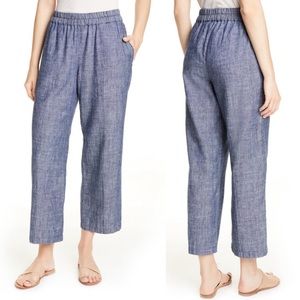 Eileen Fisher Crop Hemp & Organic Cotton Pants